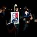 A person uses software to impose a picture of President Obama into a photograph on Tuesday. Daniel Brenner I AnnArbor.com